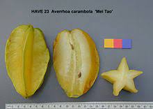 The juicy pulp of fruit tastes sweet with a slight and pleasant dash of acid. Sternfrucht Wikipedia