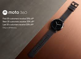 Motorola Moto 360 42mm 2nd gen specs ...