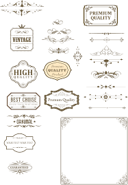 Vintage Text Box And Dividers Vintage Text Vintage Text Dividers