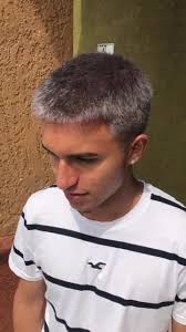 Silver Grey Buzz Cut Styles for Men