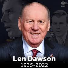 Forever our quarterback. Legendary Kansas City Chiefs quarterback and  Kansas City broadcaster Len Dawson has died. He was 87 years old. Rest  well, Lenny. https://bit.ly/3KfuXft