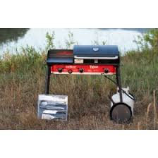 I recently added a camp chef ex60 two burner explorer with a large steel griddle. Camp Chef Tahoe Triple Burner Stove