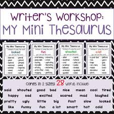 Thesaurus Synonym Charts Distance Learning Teaching Writing Teaching Spelling Writing Folders