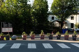 The most heavily travelled border crossings are at international falls, grand portage, baudette, and warroad. Where U S Canadian Border Is Marked By Petunias Not A Wall The New York Times
