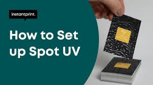Did you know that 72% of people will judge a company on the quality of their business card? How To Set Up Your Design For Spot Uv Printing Instantprint Youtube