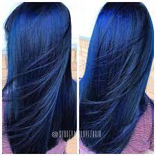Starting This Day Off With Cobalt Metallic Denim For The Formula I Alternated With 1 Oz Pravana Blue 3 4 Midnight Blue Hair Blue Hair Hair Color Blue