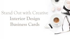 Make a lasting impression with quality cards that wow.dimensions: Stand Out With Creative Interior Design Business Cards