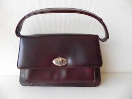 vintage rundleren handtas nr 1516 handtas vintage tas tassen