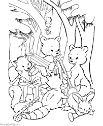 Find the best animals coloring pages for kids and adults and enjoy coloring it. Christmas Animal Coloring Pages Coloring Home