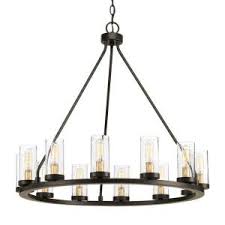 Rustic Chandeliers Lighting The Home Depot