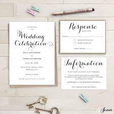 Wedding Invitation Suite Instant Download Diy Wedding Invitation Rsvp And Information Templ Printable Wedding Invitations Diy Wedding Checklist Diy Wedding