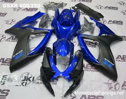 Matte Black And Blue Motorcycle Abs Fairings Blue Matte Black 06 07 Gsxr 600 750 Motorcycle Fairing Kits Custom Design Buy Now Matte Black Gsxr 600 Blue