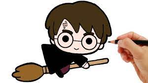 HOW TO DRAW HARRY POTTER EASY - YouTube