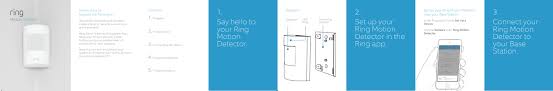 Manuals and user guides for ring motion detector. Home Controls