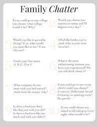 Family Chatter October 21 Jpg 1 000 1 294 Pixels Family Conversation Starters Family Conversation This Or That Questions