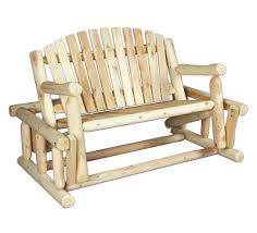 Amazon Com Cedarlooks 0100016 Log Loveseat Glider Patio Gliders Patio Lawn Garden Outdoor Glider Cedar Furniture Outdoor Rocking Chairs
