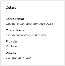 Chapter 2 Verifying Your Openshift Container Storage Installation Red Hat Openshift Container Storage 4 3 Red Hat Customer Portal