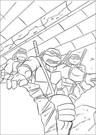 Teenage Mutant Ninja Turtles Ausmalbilder 9 Color Sheets