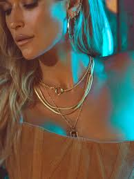 Gold Layered Flat Snake Chain Necklace