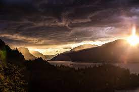 Stormy Sunset In The Columbia River Gorge 5616 3744 Oc Reddit Stormy Sunset Nature Scenery Beautiful Nature Landscape Inspiration