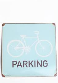 Bike Sign Fahrrad Parken Beachcruiser Schilder