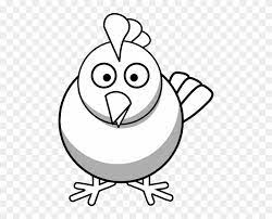 The chicken (gallus gallus domesticus) is a type of domesticated fowl, a subspecies of the red junglefowl. Chicken Nuggets Clipart Cartoon Chicken Black And White Free Transparent Png Clipart Images Download