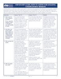 fillable online edd ca how to certify for ongoing