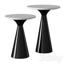 Send enquiry for waterfall quartz side table. 3d Models Table Cb2 Exclusive Nina Rose Quartz Side Tables
