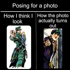 Everybody Gangsta Until Araki Forgets How To Draw Jotaro R Shitpostcrusaders Jojo S Bizarre Adventure Jojo Bizarre Jojo Bizzare Adventure Jojo