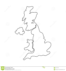 Unsere physischen karten zeigen vor allem die. Vereinigtes Konigreich Alias Grossbritannien Von Hand Gezeichneter Leerer Karte Grossbritanniens Und Nordirlands Geteilt Zu Vier Vektor Abbildung Illustration Von Schwarzes Hand 88126106