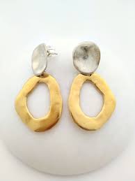 Thanks For The Kind Words Gorgeous And Amazing Earrings Unique And Beautiful Thank You Ckaser3 Ht In 2020 Mixed Metal Earrings Metal Earrings Art Earrings