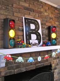Cool Traffic Lights Decor From Toys R Us Race Car Birthday Party Car Birthday Theme Race Car Birthday