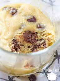 Mix up your favorite chocolate chip cookie dough using mini chocolate chips. Chocolate Chip Cookie In A Mug Video The Country Cook