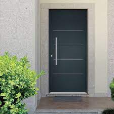 Porte d entrée aluminium prix. Porte D Entree Aluminium Emalu Vermont Disponible En Gris Ou Blanc De Diseno De Puertas Modernas Puertas Principales De Aluminio Puertas Interiores De Madera