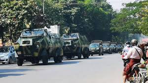 People across myanmar are taking to the streets after a military coup that saw its leaders detained. Us Determines Myanmar Army Carried Out Coup Blocking Aid Cna