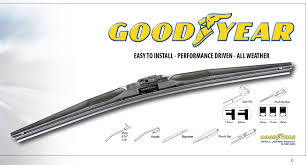 timely goodyear wiper blades hybrid blade size chart