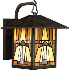 Front door lights should measure at. Colourful Tiffany Outdoor Wall Light In American Arts And Crafts Style