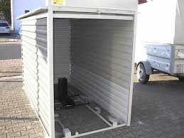 A wide variety of metal frame garages options are available to you, such as commercial buyer, application, and metal type. Motorradgarage Kleingarage Mit Metallrollo Von Agur Trailer Neu Motorradgarage Kleine Garage Fahrradabstellraum