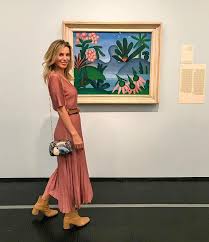 Look Gigcouture Em Sintonia Com As Cores Da Obra O Lago 1928 De Tarsila Do Amaral Para O Preview Ontem Da Exposicao Tarsila Popular Aber Tarsila Look Cores