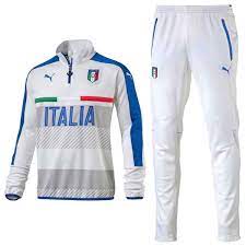L'aide aux enfants la protection des animaux. Italy Technical Training Tracksuit 2016 17 White Puma Sportingplus Net