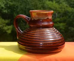 70s Vintage Mug Wide Bottom Coffee Cup Travel Non Tip Brown Etsy Coffee Cups Mugs Vintage