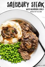 Salisbury Steak With Mushroom Gravy Recipe Salisbury Steak Recipes Stuffed Mushrooms