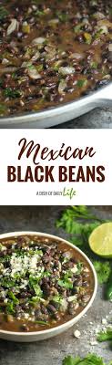 Mexican Black Beans Recipe Recipe Bean Recipes Diy Food Recipes Mexican Food Recipes