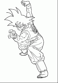 Art and craft first grade, second grade, third grade, fourth grade, fifth grade Songoku Coloring Pages For Kids Download And Print For Free Just Color Kids