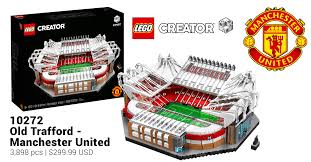 Recommended for ages 16+ because i would imaging it would be pretty hard to assemble all these unique details like the. Lego Reveals Creator Expert Football Stadium 10272 Old Trafford Manchester United News The Brothers Brick The Brothers Brick