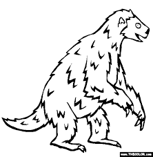 Our selection of dinosaur coloring pages teach your child about our prehistoric friends. Prehistoric Mammals Online Coloring Pages