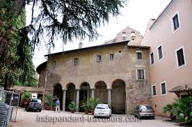 Evidence of impeccably decorated mansions has been found beneath the imposing ruins of the baths of caracalla. The Basilica Of St Stephen In The Round On The Caelian Hill Ancient Rome Italy