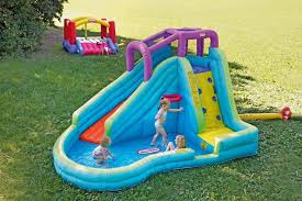 Little tikes people are sold in my shop with other listings. Little Tikes Slam N Curve Inflatable Water Slide With Blower Walmart Com Walmart Com