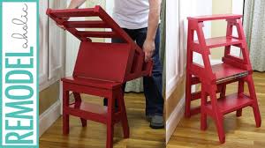 how to build a diy ladder chair; space