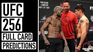 He'll once again be putting his flyweight title. Ufc 256 Figueiredo Vs Moreno Full Card Predictions Fight Night Picks